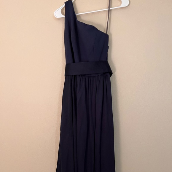 White by Vera Wang navy bridesmaid dress - Picture 3 of 6